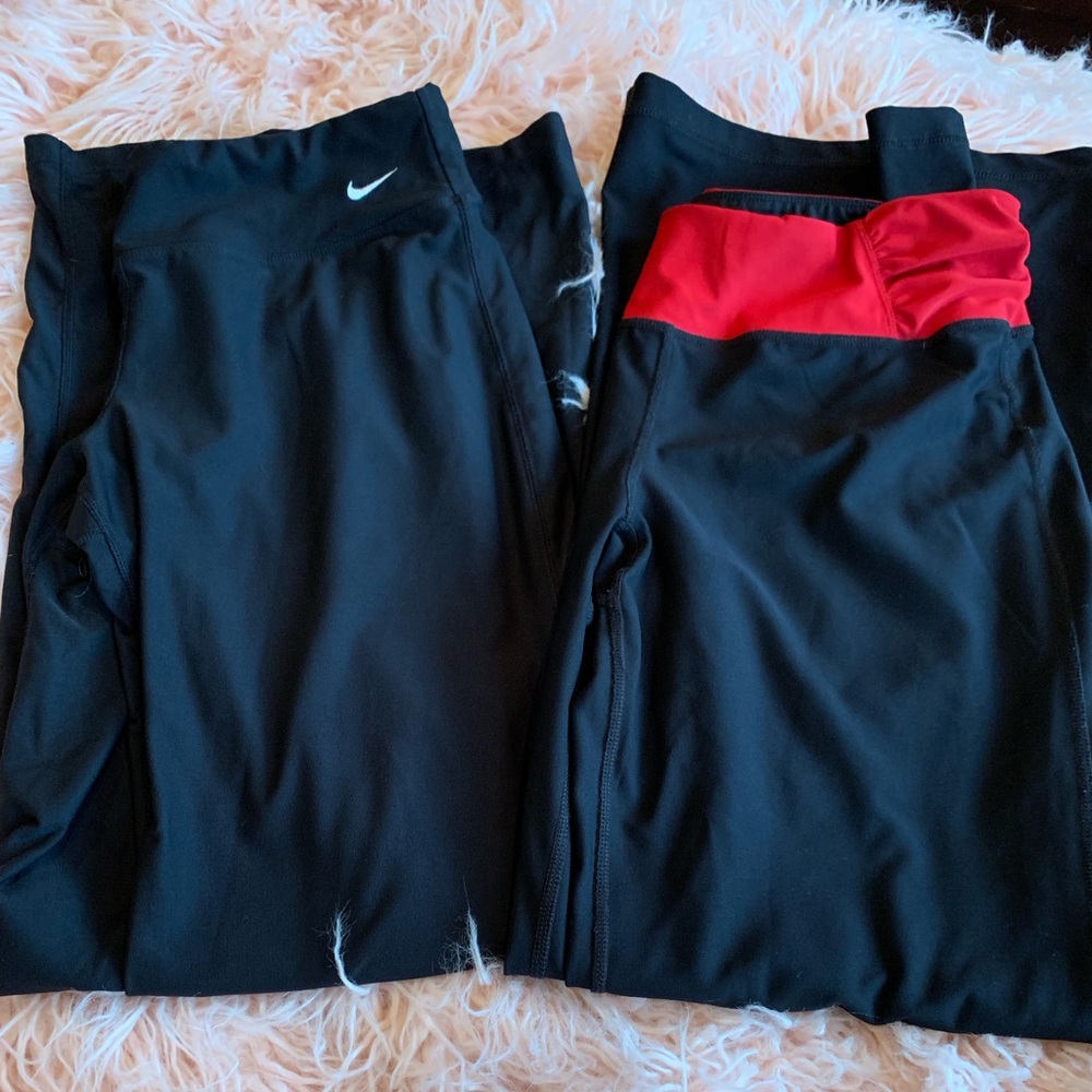 2 pairs of workout pants- full length